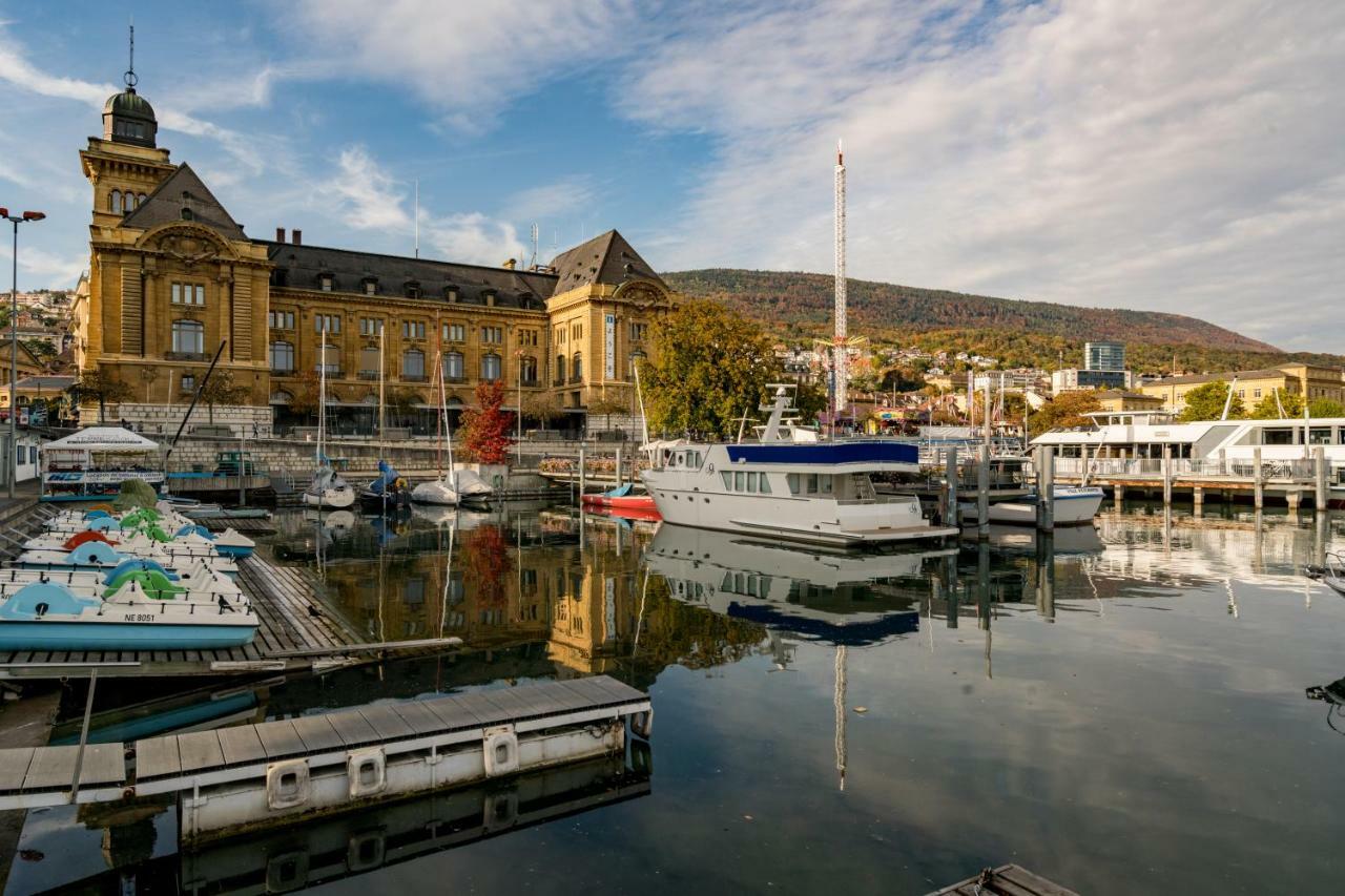 Touring Au Lac Neuenburg Exterior foto